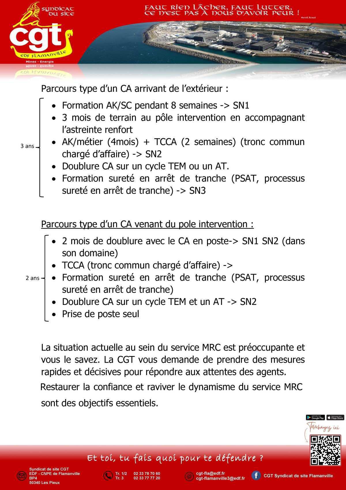 Lettre ouverte service MRC