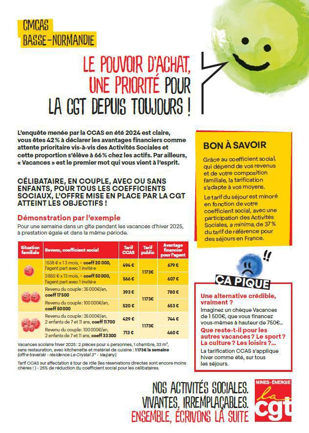 Le pouvoir d'achat, une priorité pour la CGT depuis toujours !