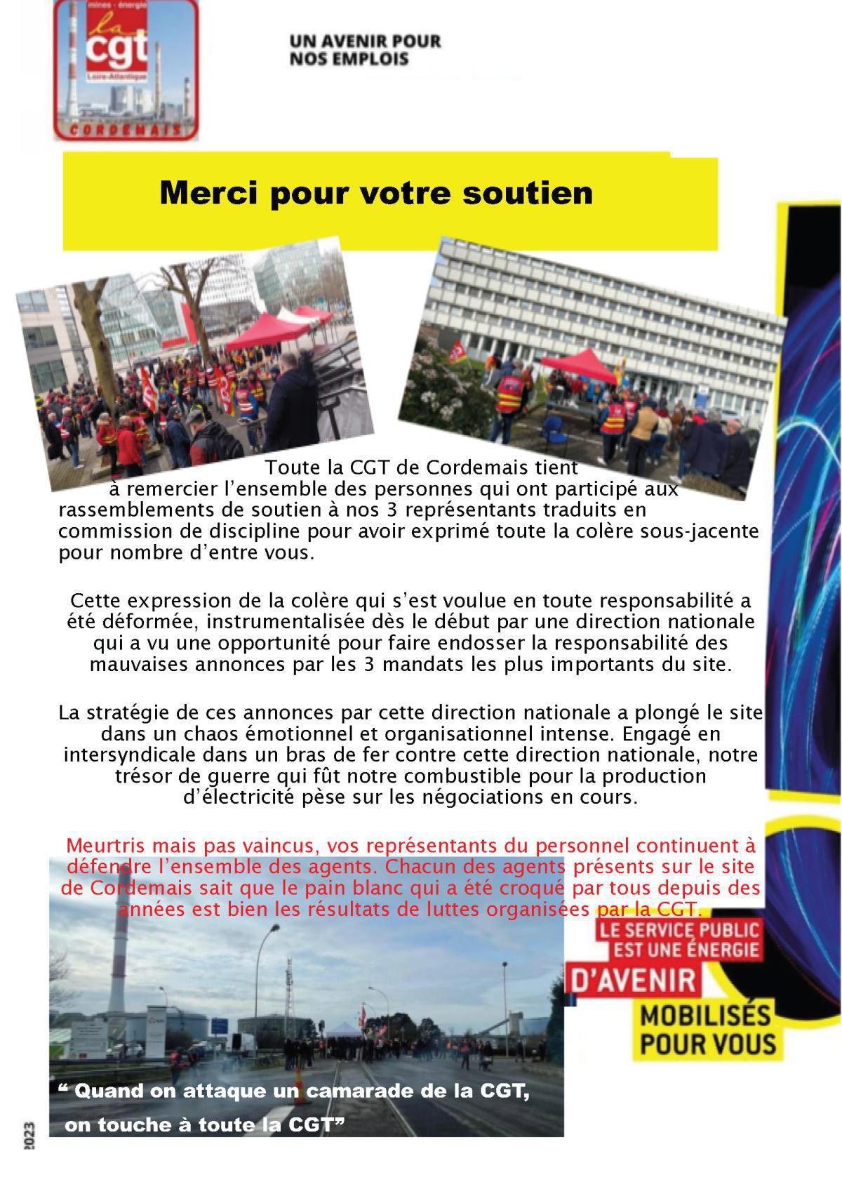 Merci pour votre soutien !