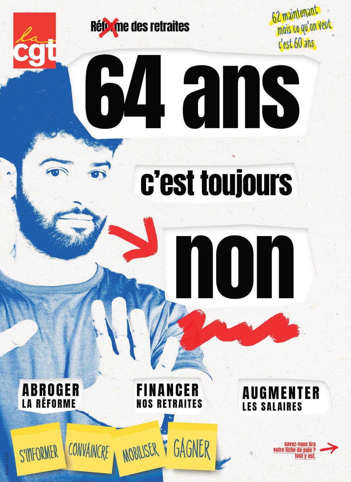 64 ans c'est toujours NON !