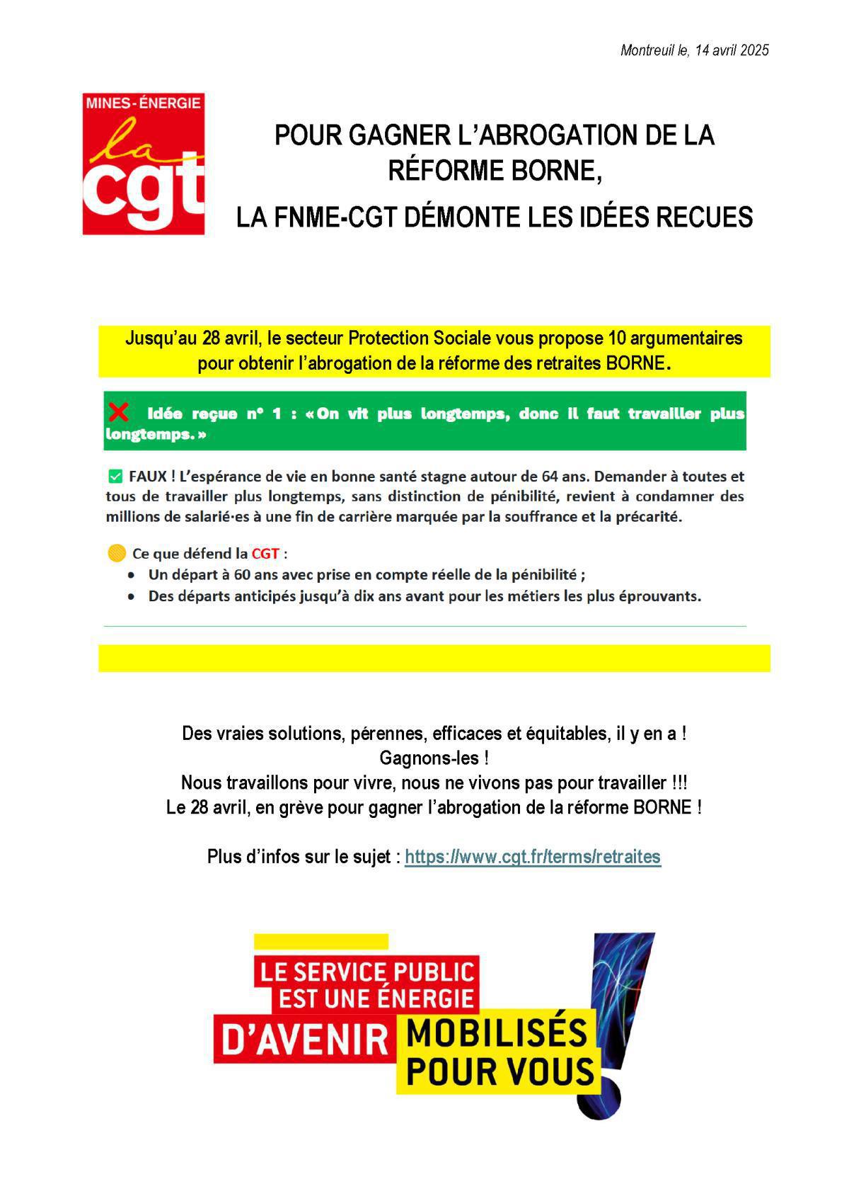 Idée reçue N°1 : On vit plus longtemps, donc il faut travailler plus longtemps.