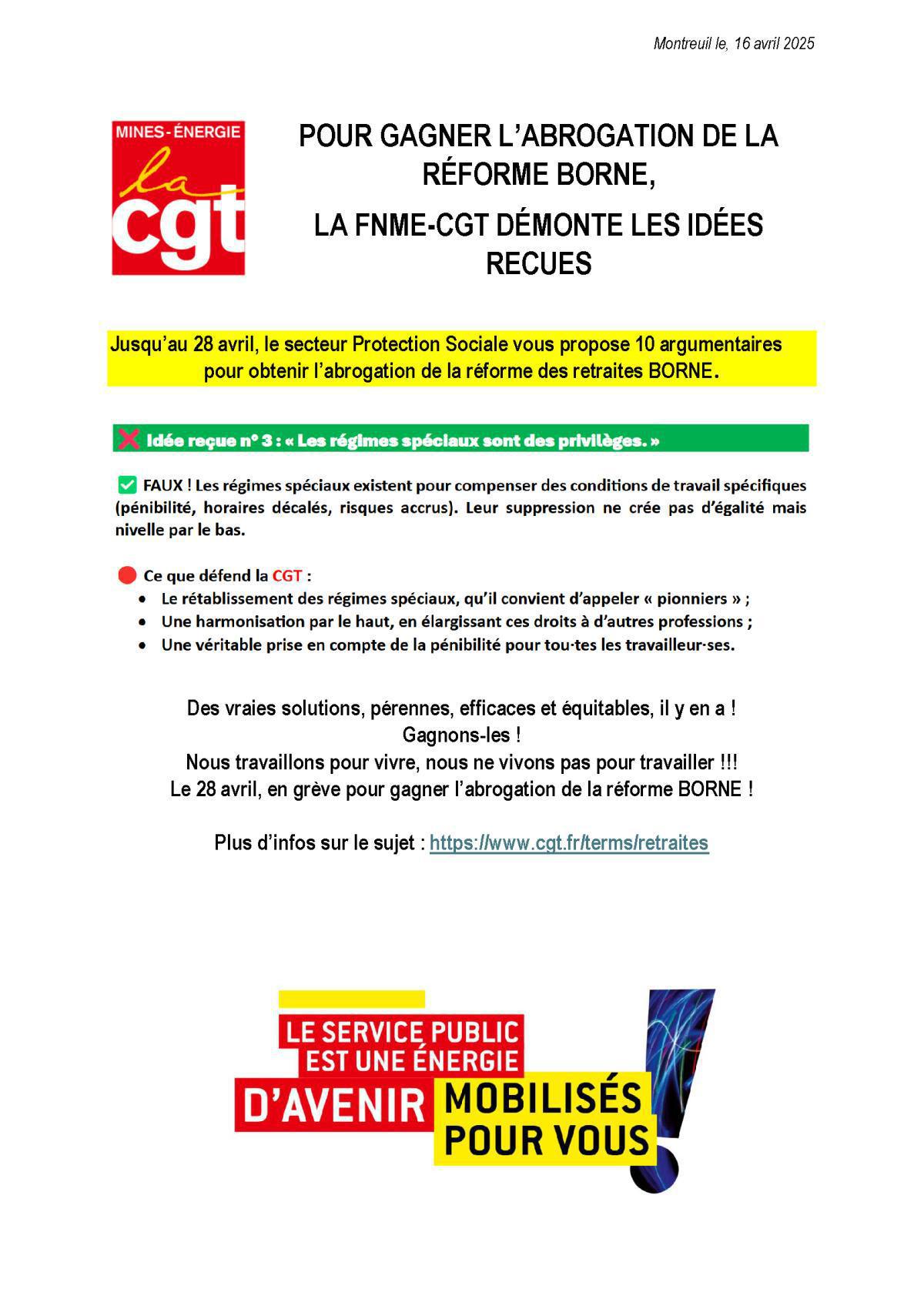 Idée reçue N°3 : Les régimes spéciaux sont des privilèges