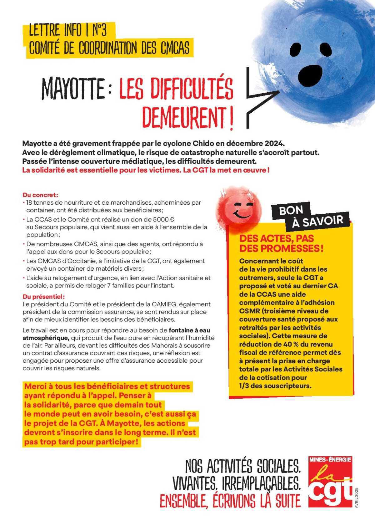 Mayotte : les difficultés demeurent !