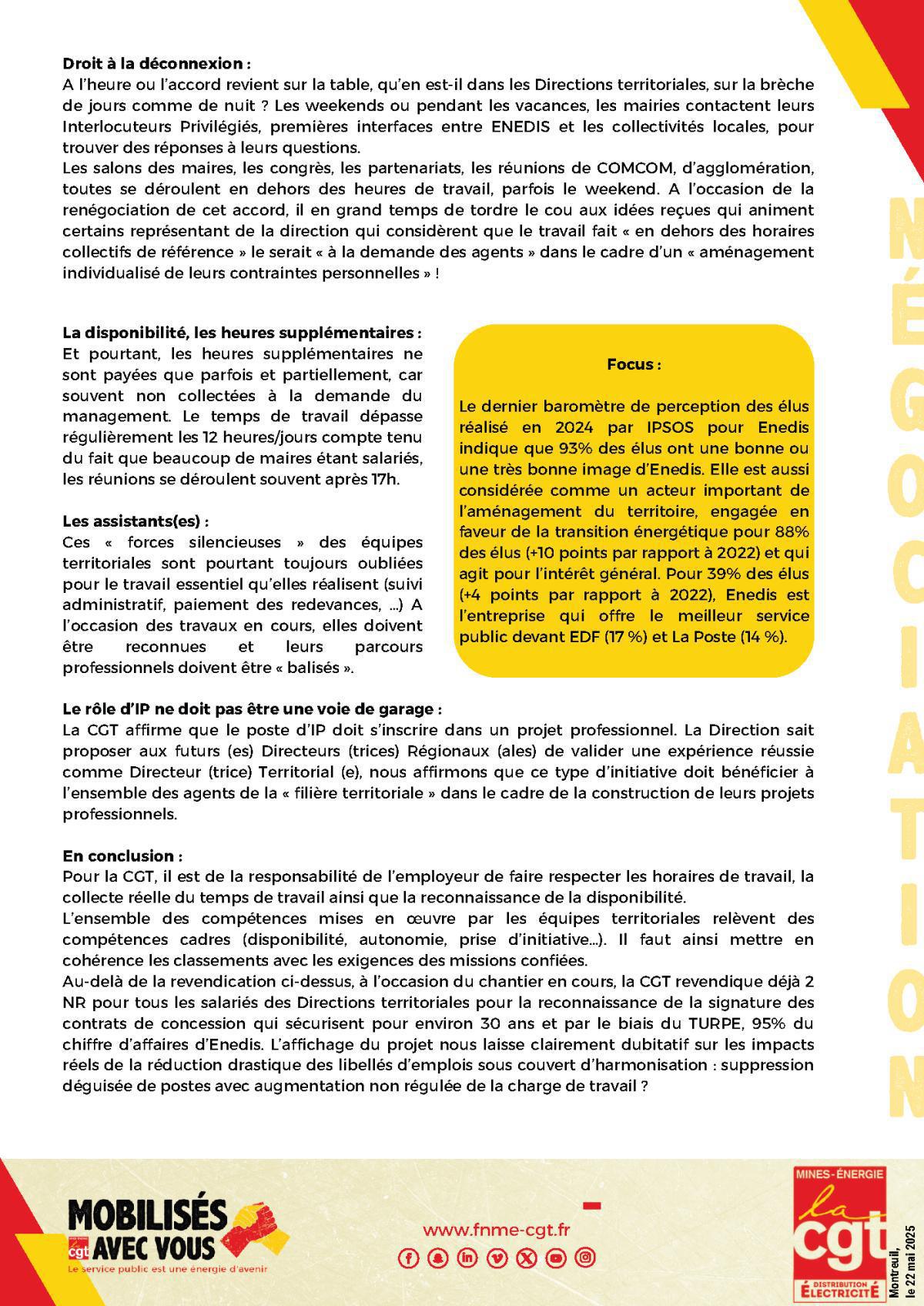 [ENEDIS] Harmonisation des libellés d’emplois : Les salariés des Directions Territoriales déjà oubliés ?