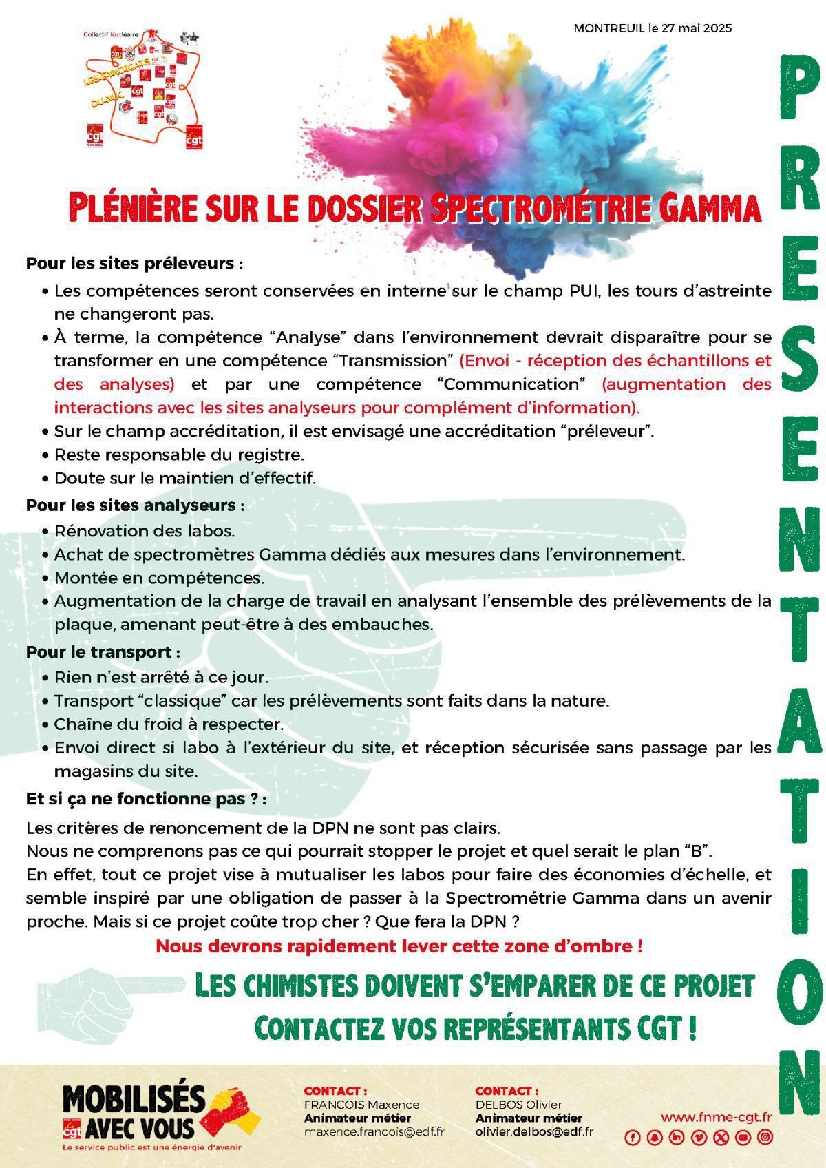 Plénière Spectrométrie gamma
