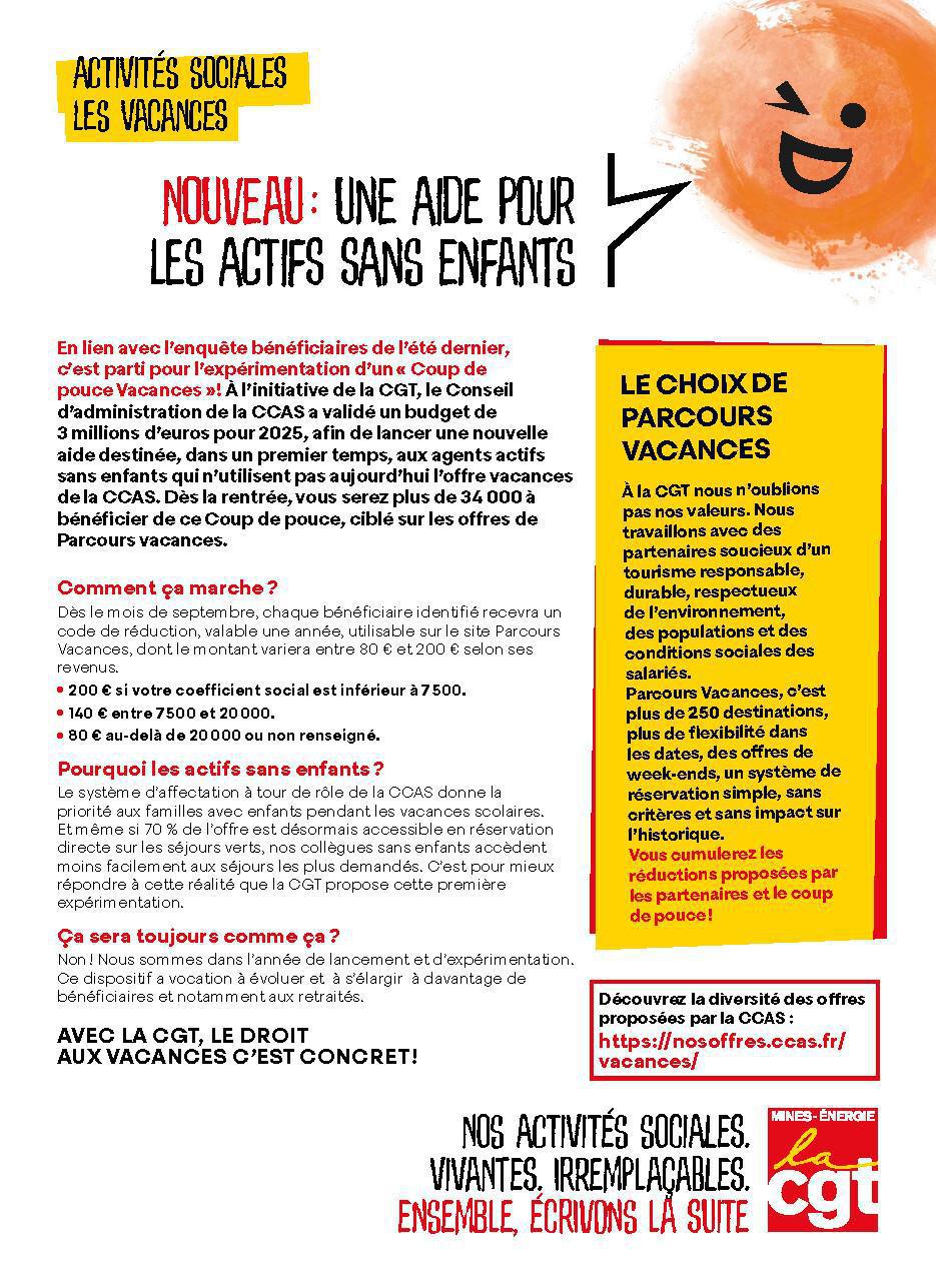 Nouveau : Une aide pour les actifs sans enfants