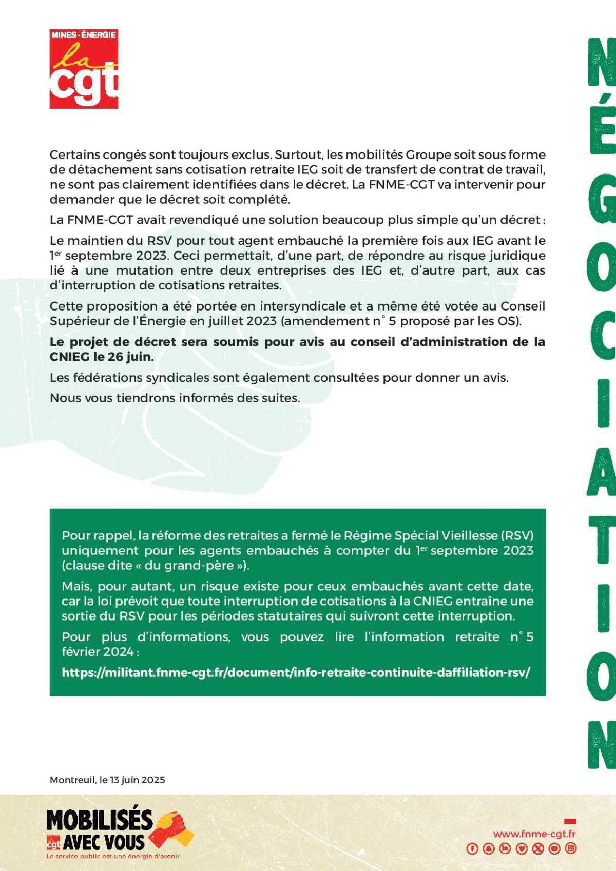 Régime spécial : où en est la continuité des droits pour les agents IEG ?