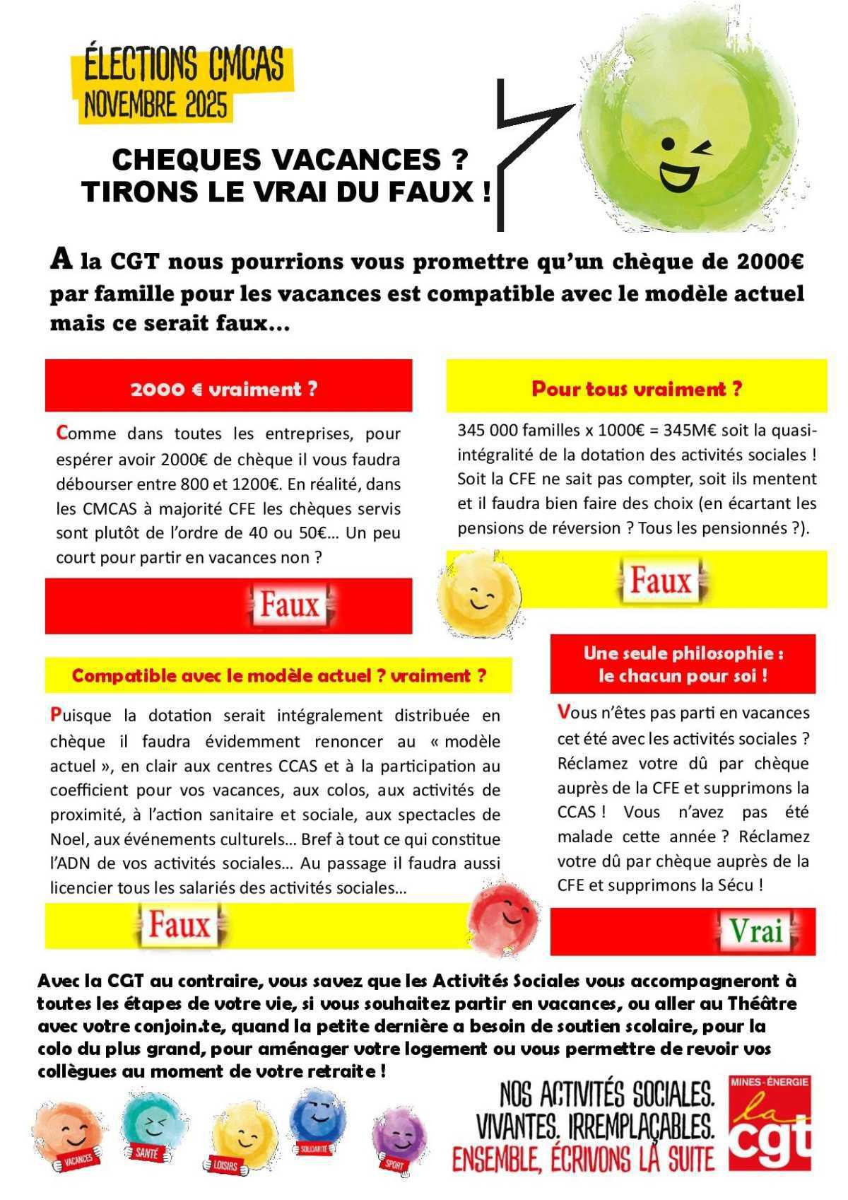 Chèques vacances ? Tirons le vrai du faux !