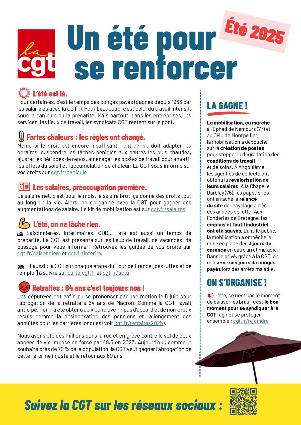 Un été pour se renforcer