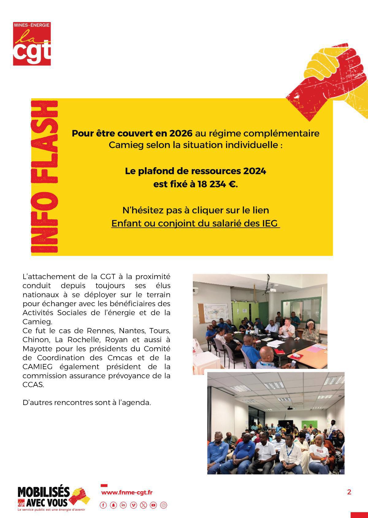 Les échos du conseil d'administration CAMIEG