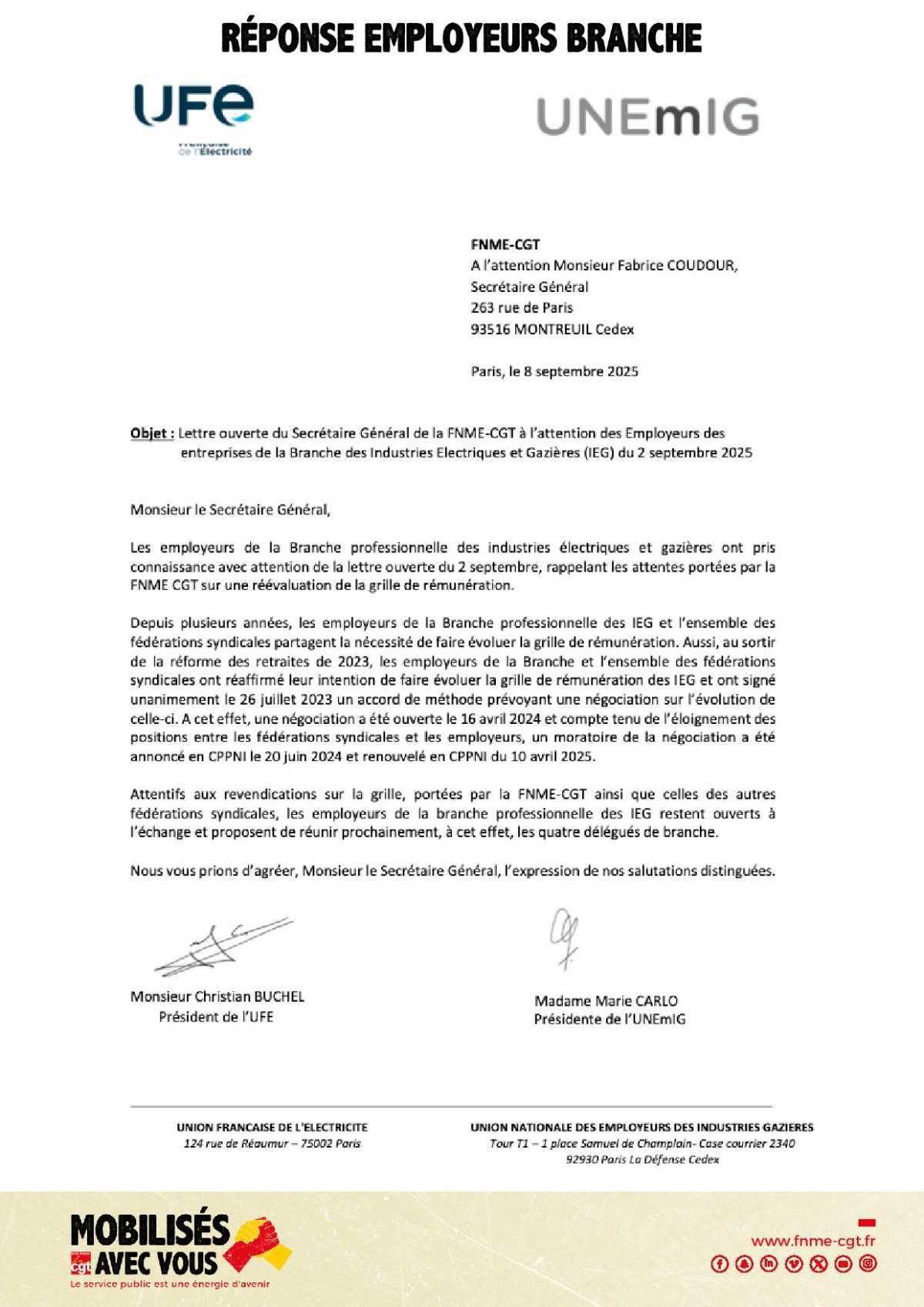 [MOBILISATION] Une nouvelle semaine de mobilisation dans l'énergie !