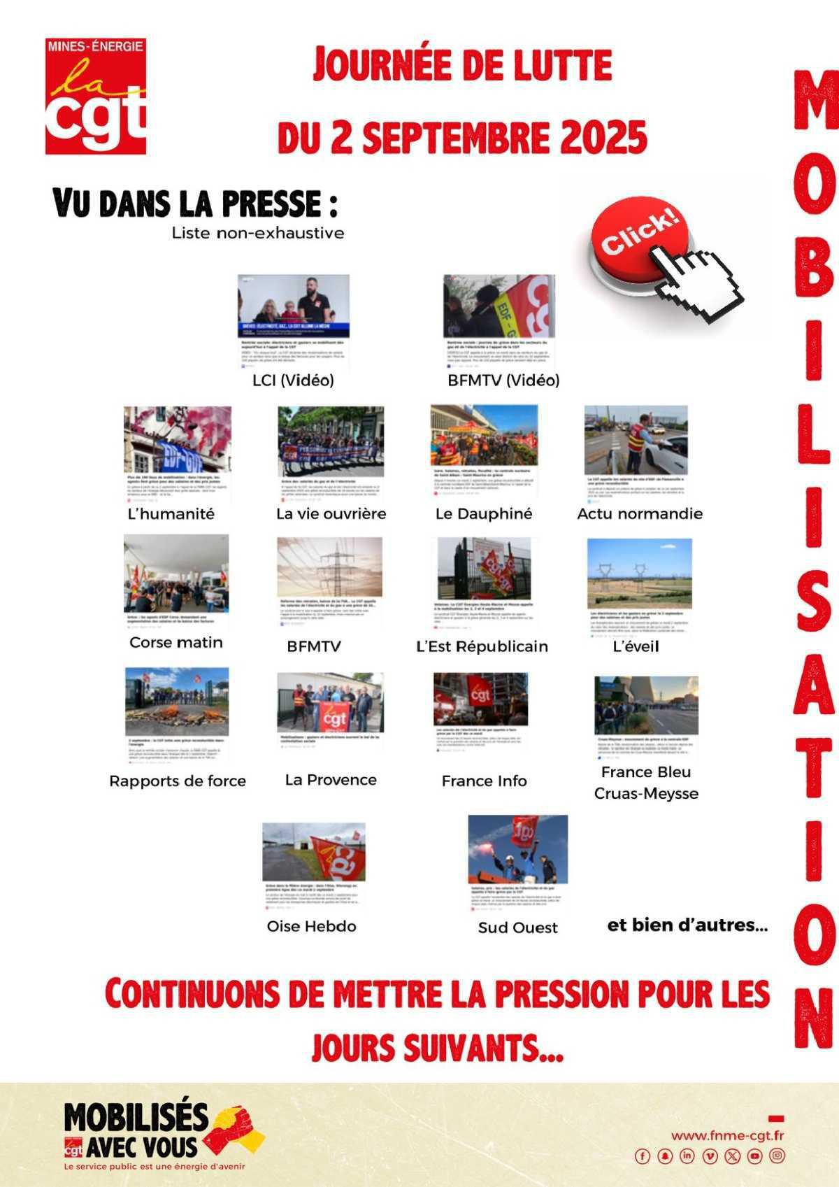 [MOBILISATION] Une rentrée mobilisée dans les IEG
