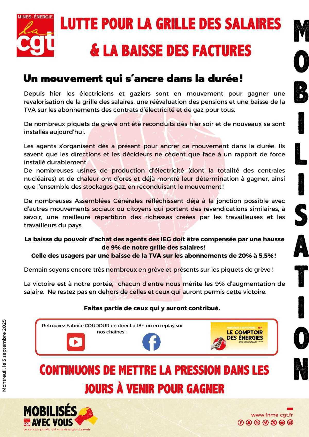 [MOBILISATION] Un mouvement qui s'ancre dans la durée !
