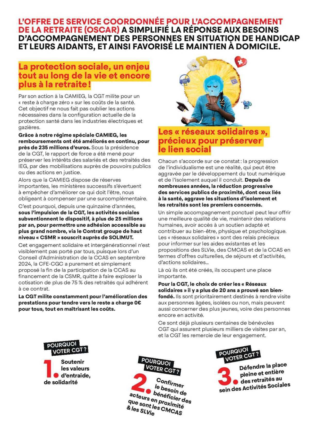 [Election CMCAS] : Les activités sociales, notre bien commun
