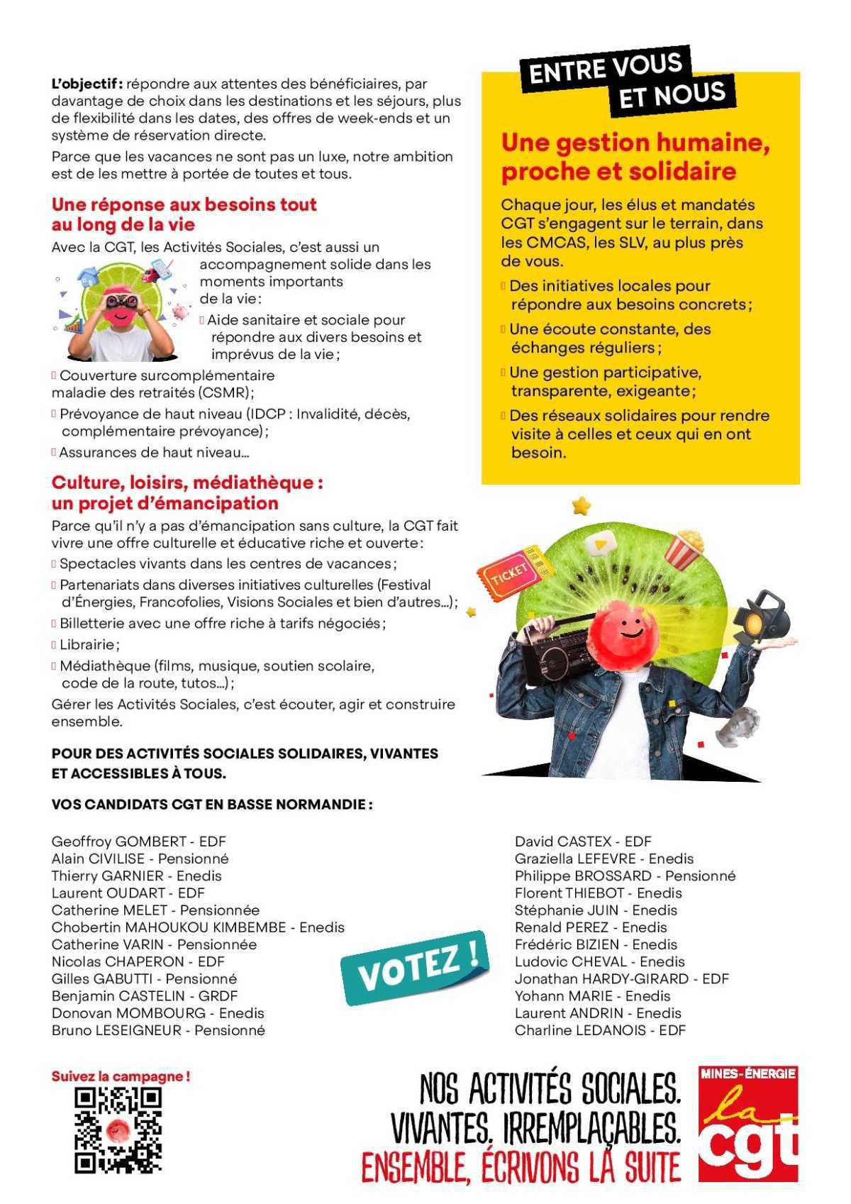 [Elections CMCAS] : Le choix des valeurs et de l'action