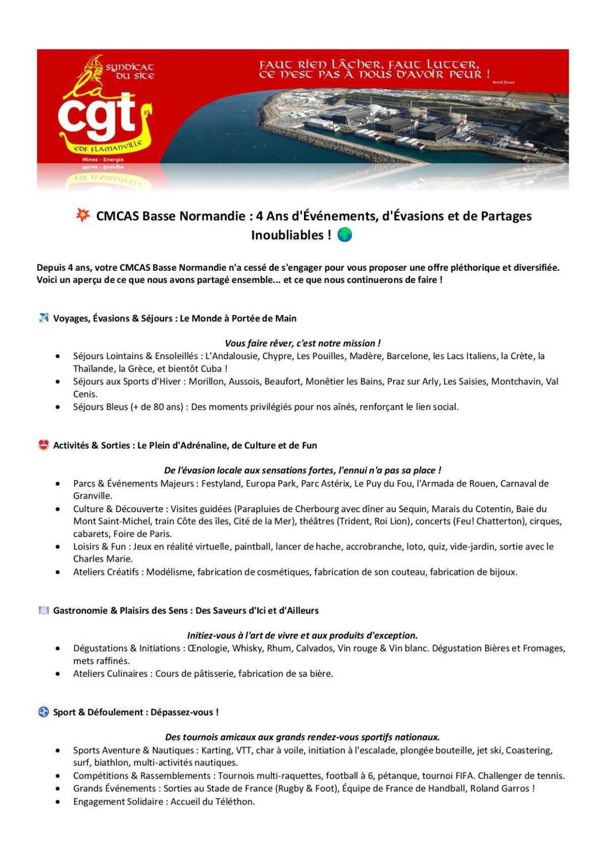 [Election CMCAS]: 4 ans d'événements, d'évasions et de partages inoubliables !