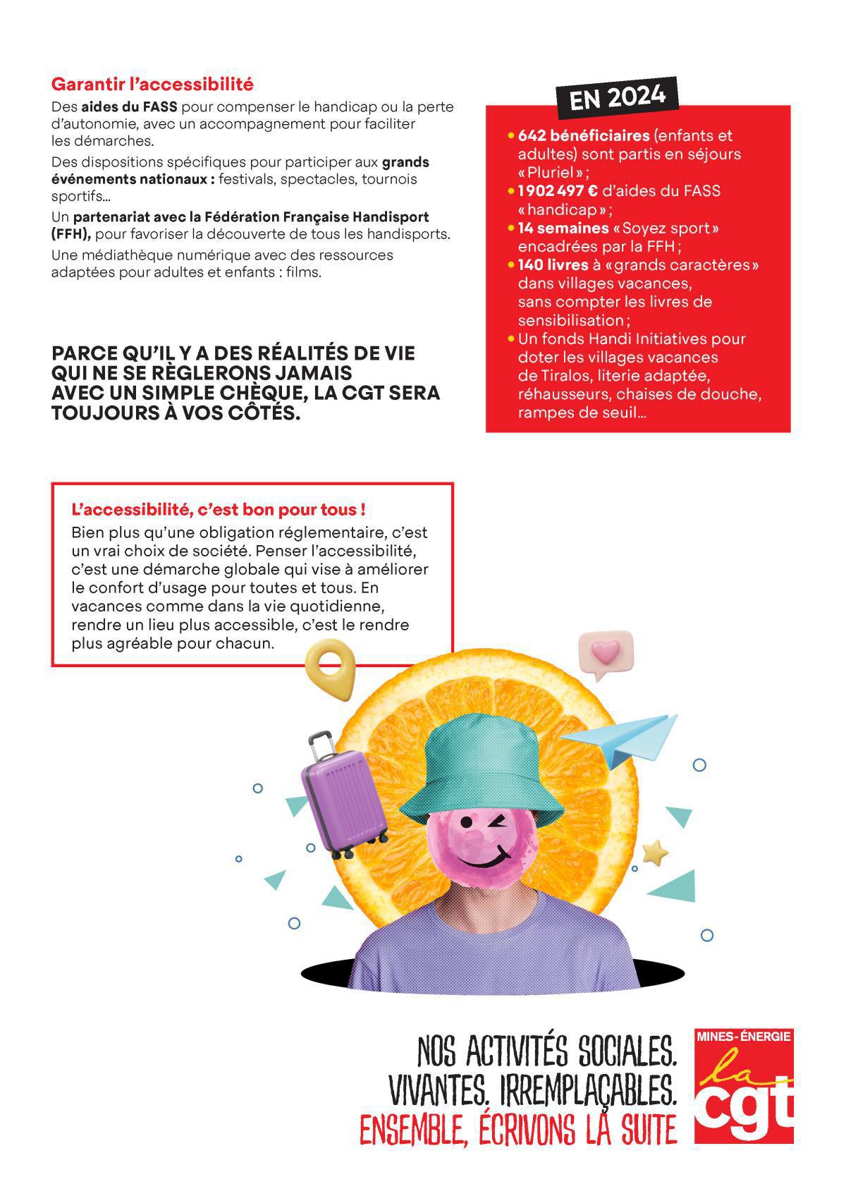 [Elections CMCAS] Des activités sociales accessibles et inclusives