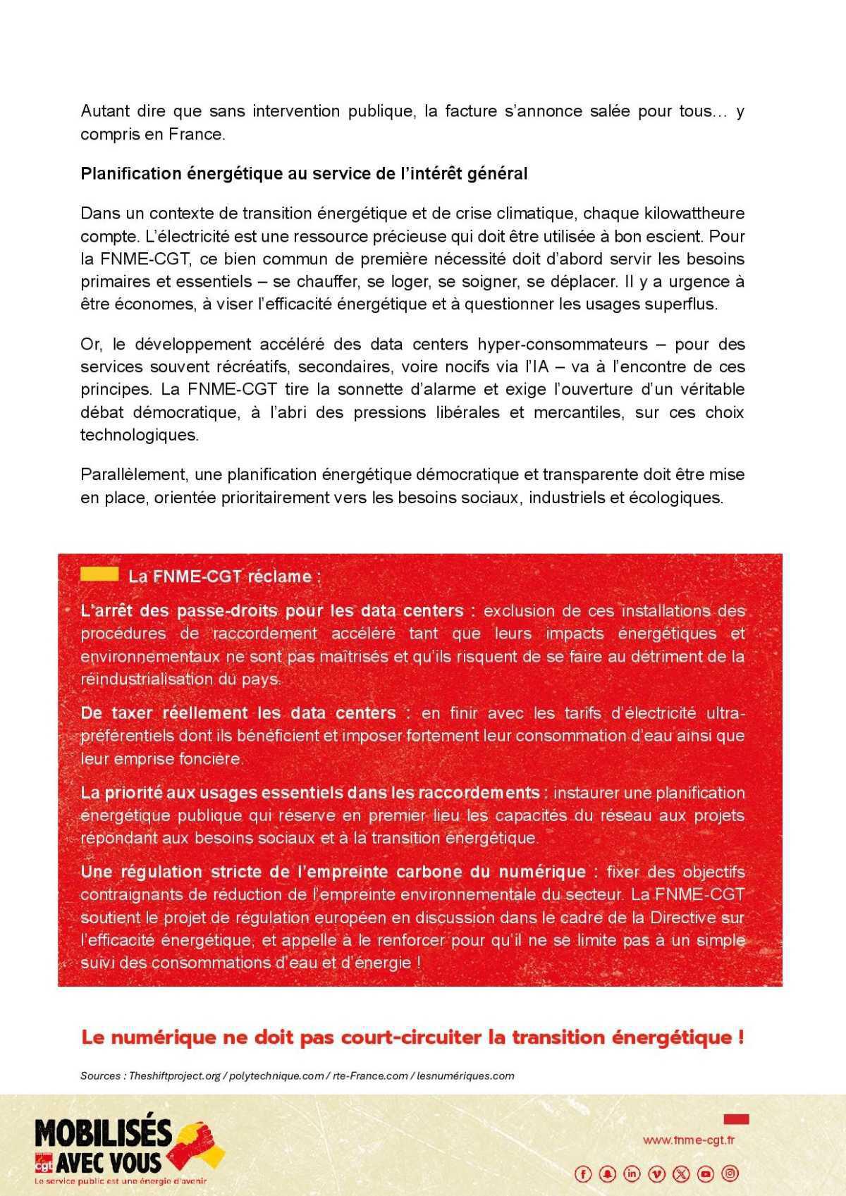 [Energie] Datacenters et l'intelligence artificielle. Attention au court-circuit énergétique ! 