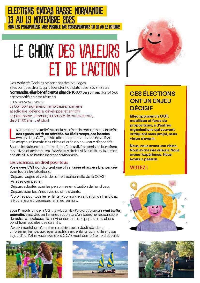 Profession de foi : Le Choix des valeurs et de l'action !