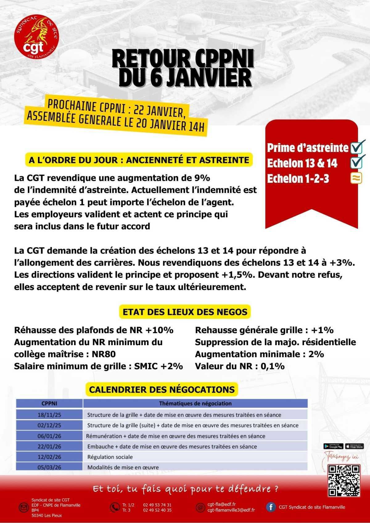 Retour CPPNI du 6 janvier