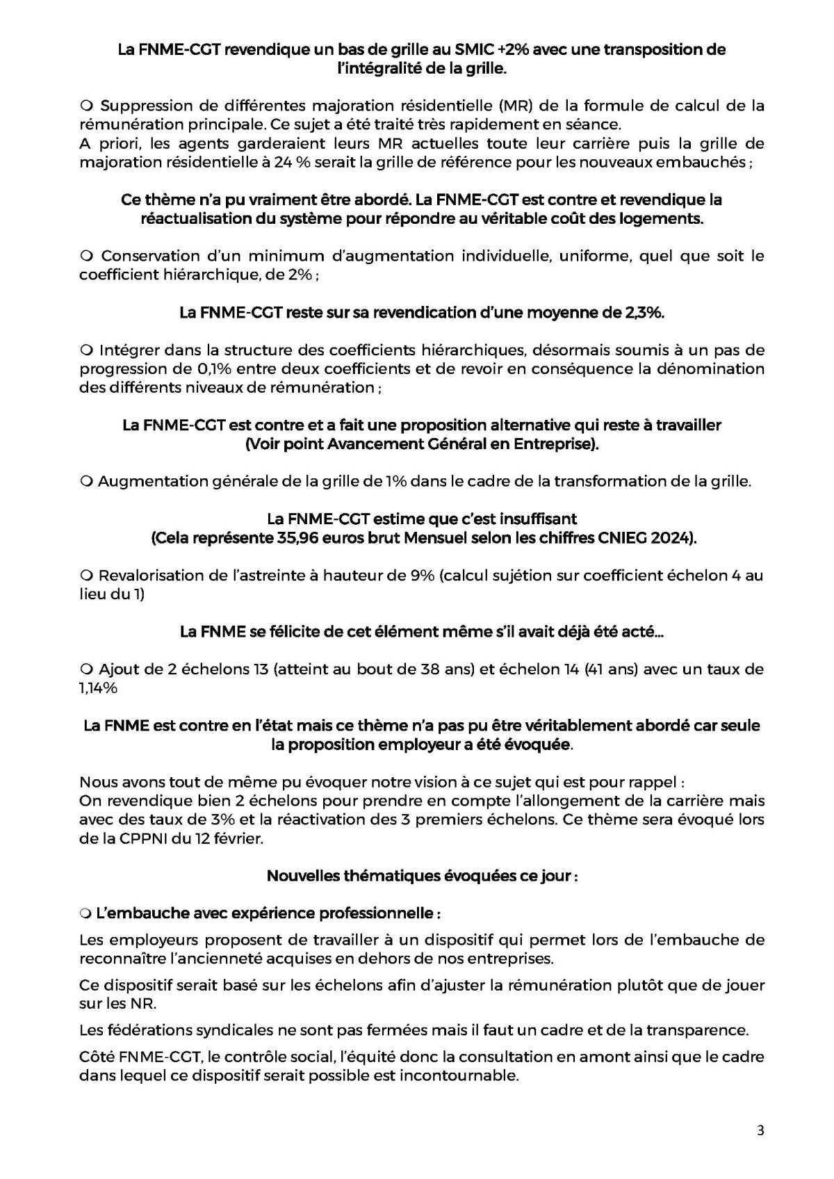 Compte rendu CPPNI du 22 janvier