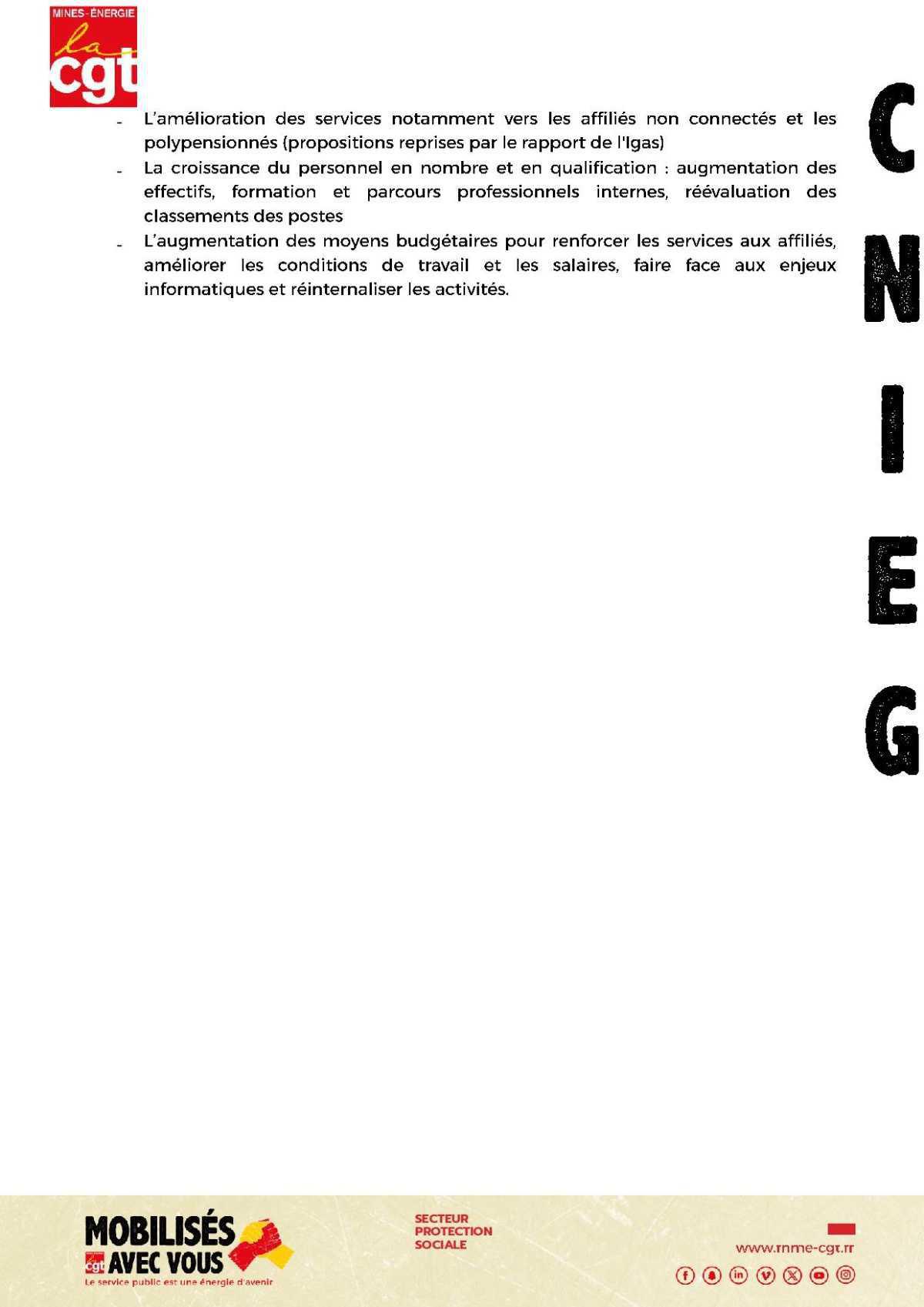 Le gouvernement veut démanteler la CNIEG