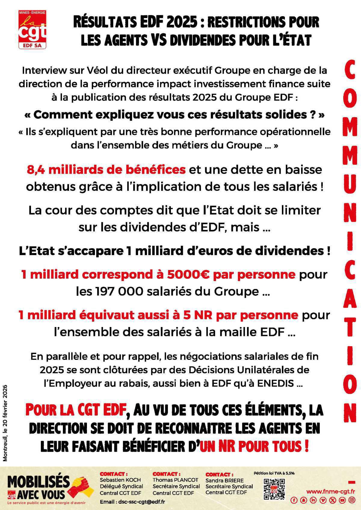 Restrictions VS Dividendes: Résultats EDF 2025