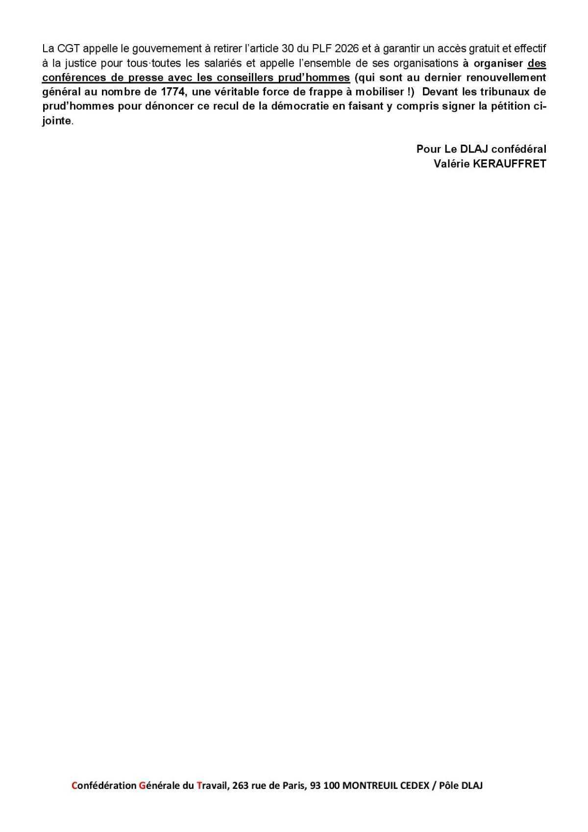 Non au droit de timbre de 50 euros aux prud'hommes comme ailleurs !
