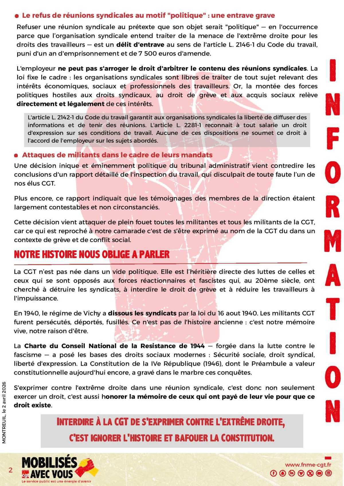 Libertés sous pression