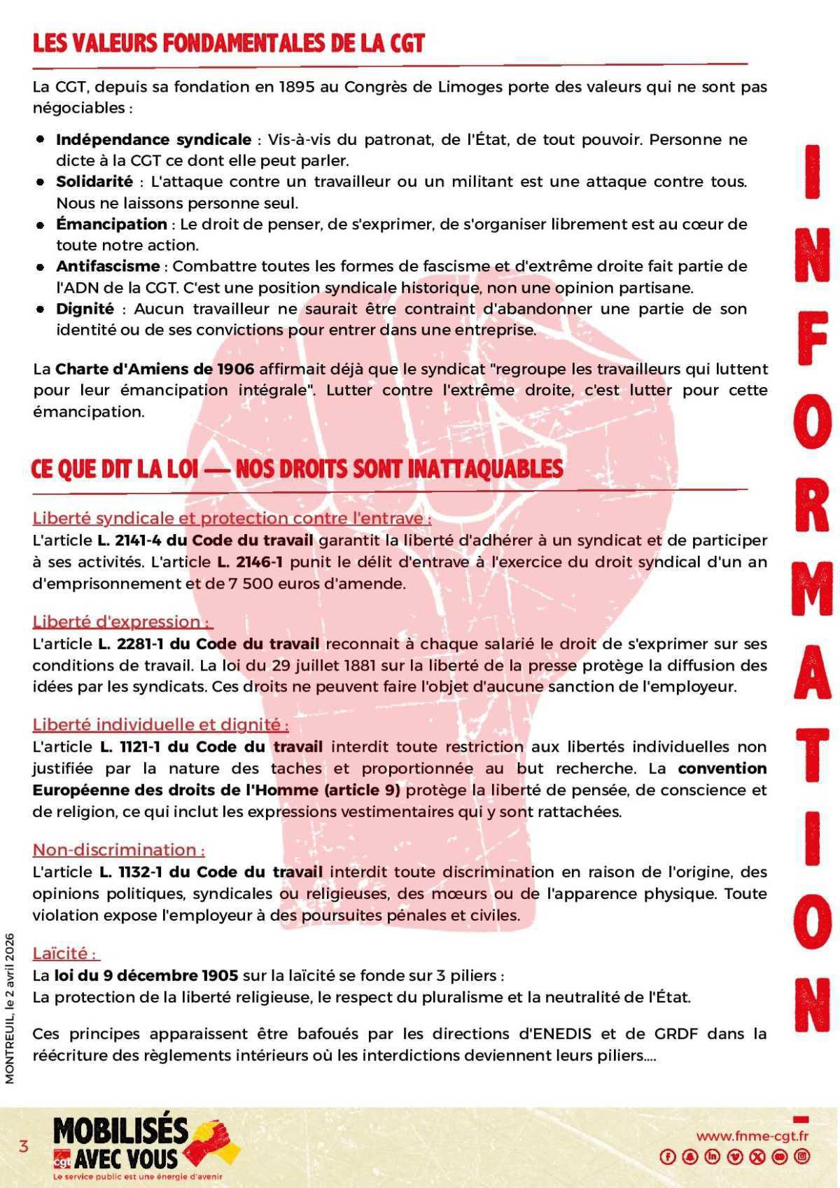 Libertés sous pression