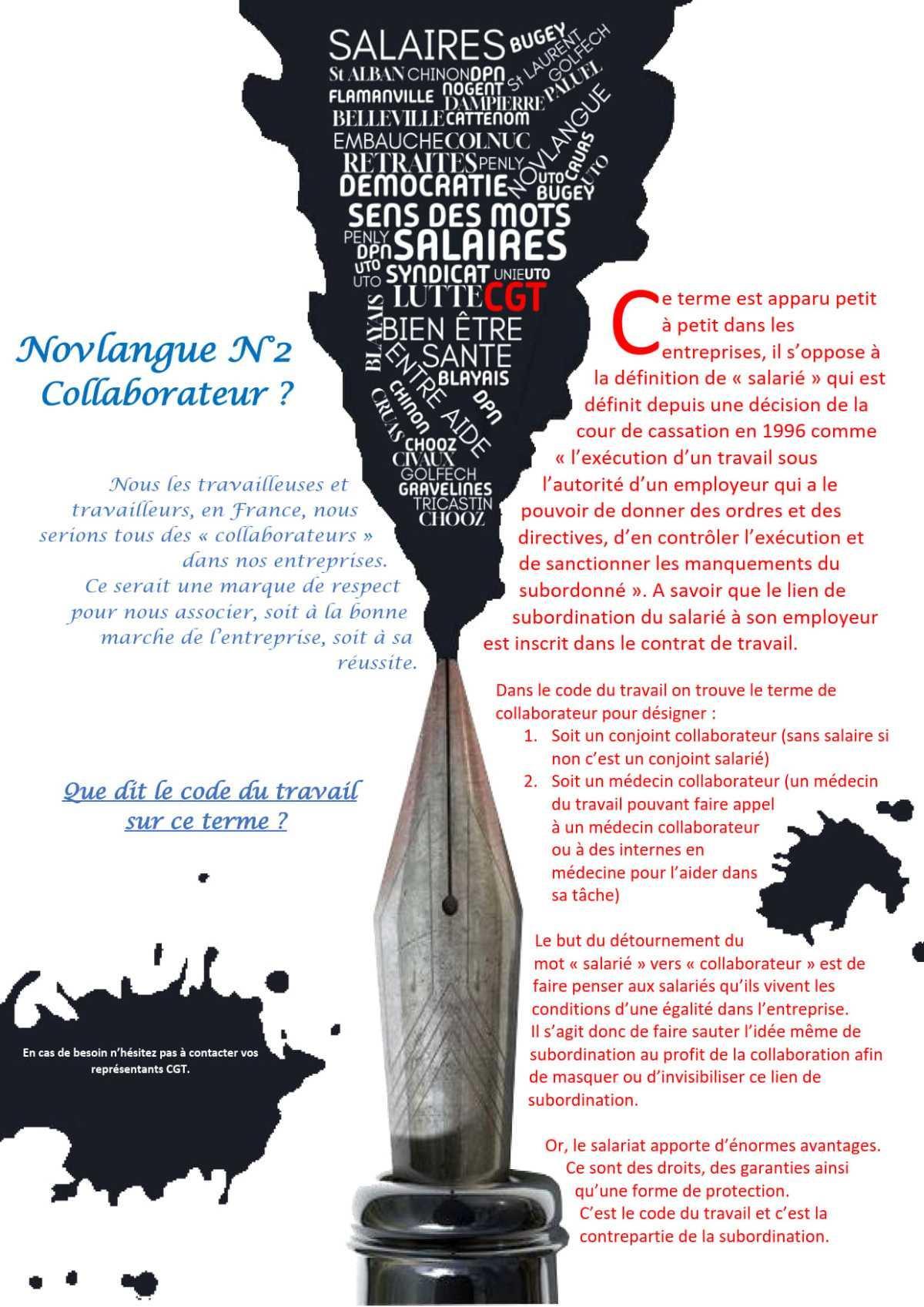 Novlangue : collaborateur