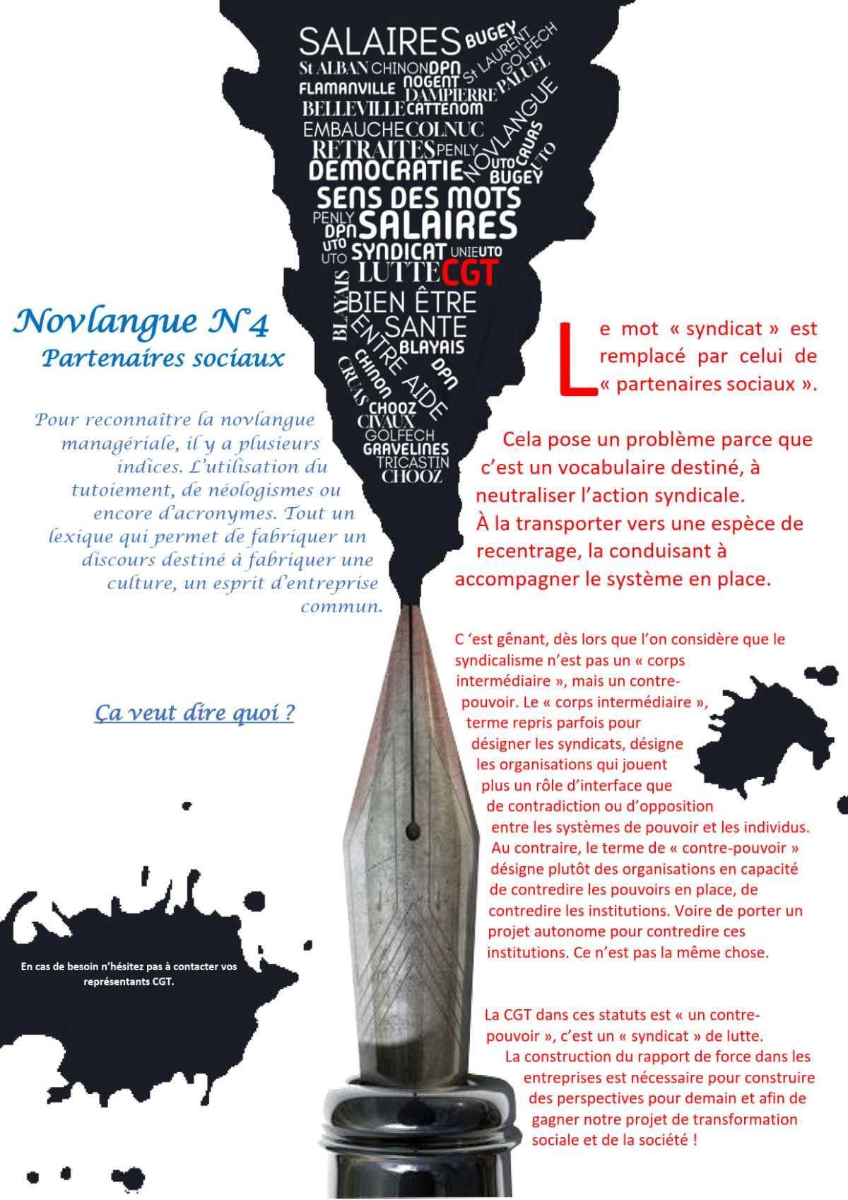 Novlangue : Partenaires sociaux