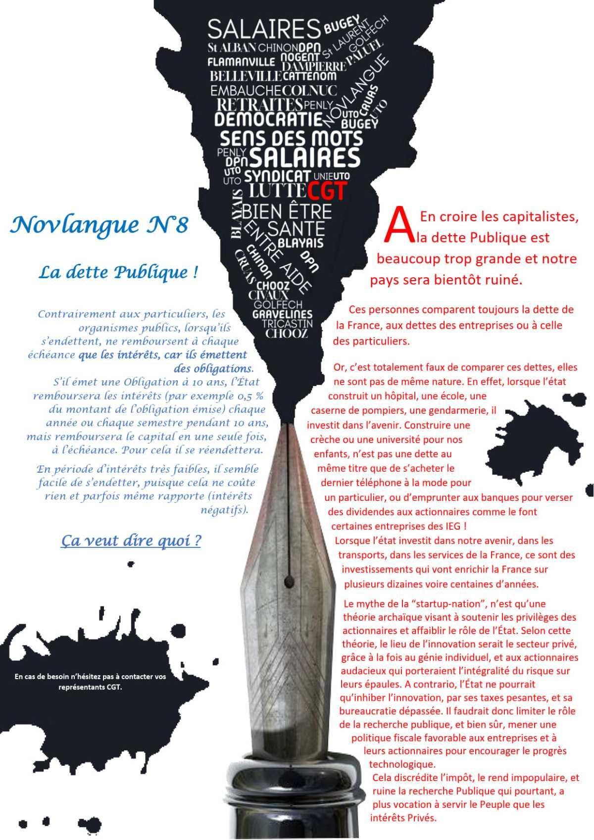 Novlangue : la dette publique