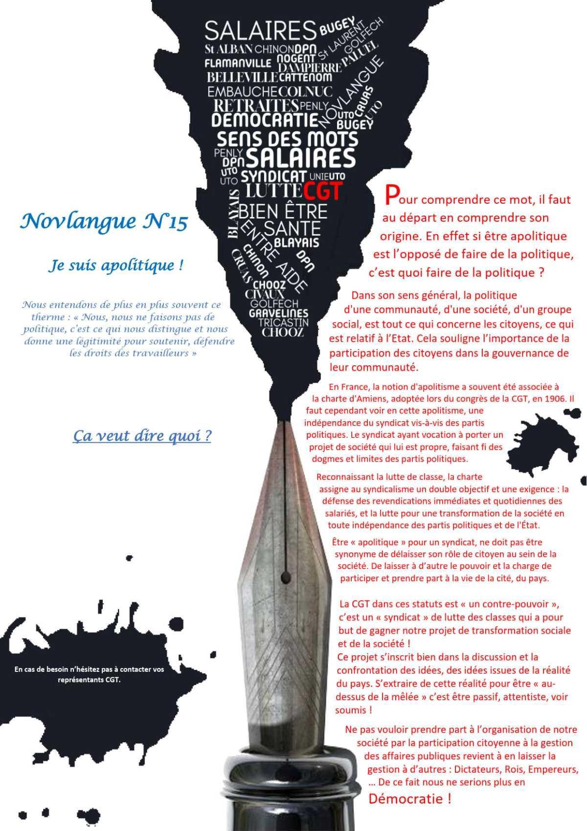 Novlangue : Apolitique