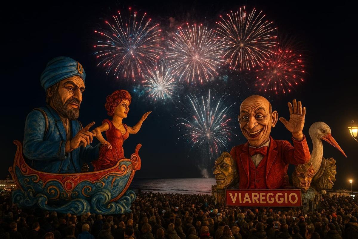 Viareggio: carnevale pirotecnico