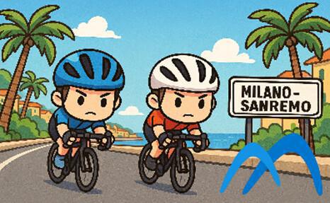 Pedalando la Milano-Sanremo