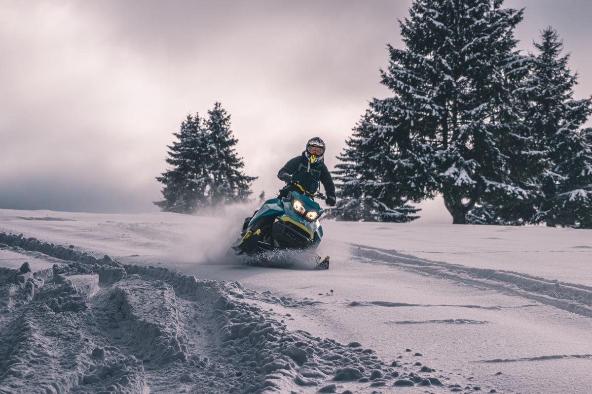 Snowmobiling