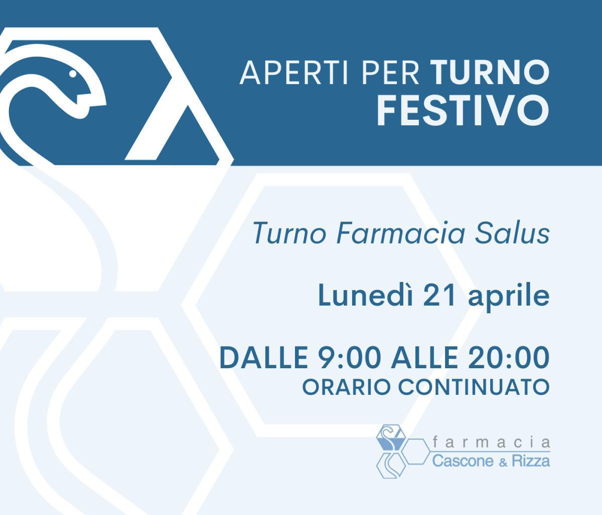 Turno festivo 21 aprile