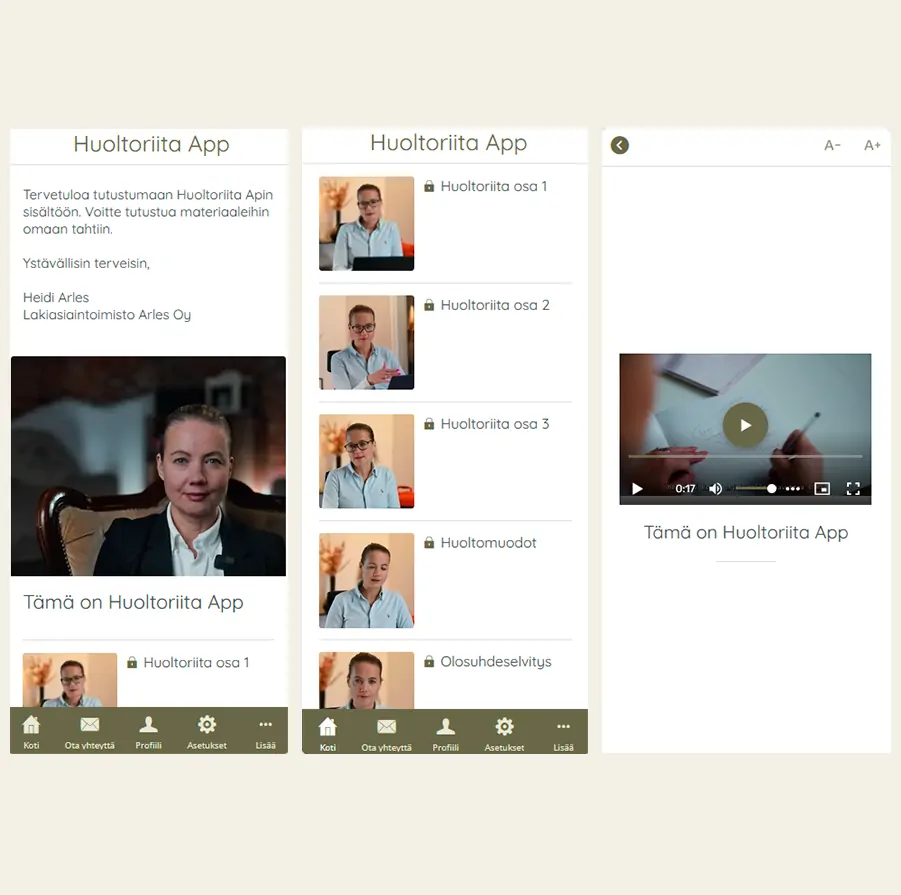 Huoltoriita App