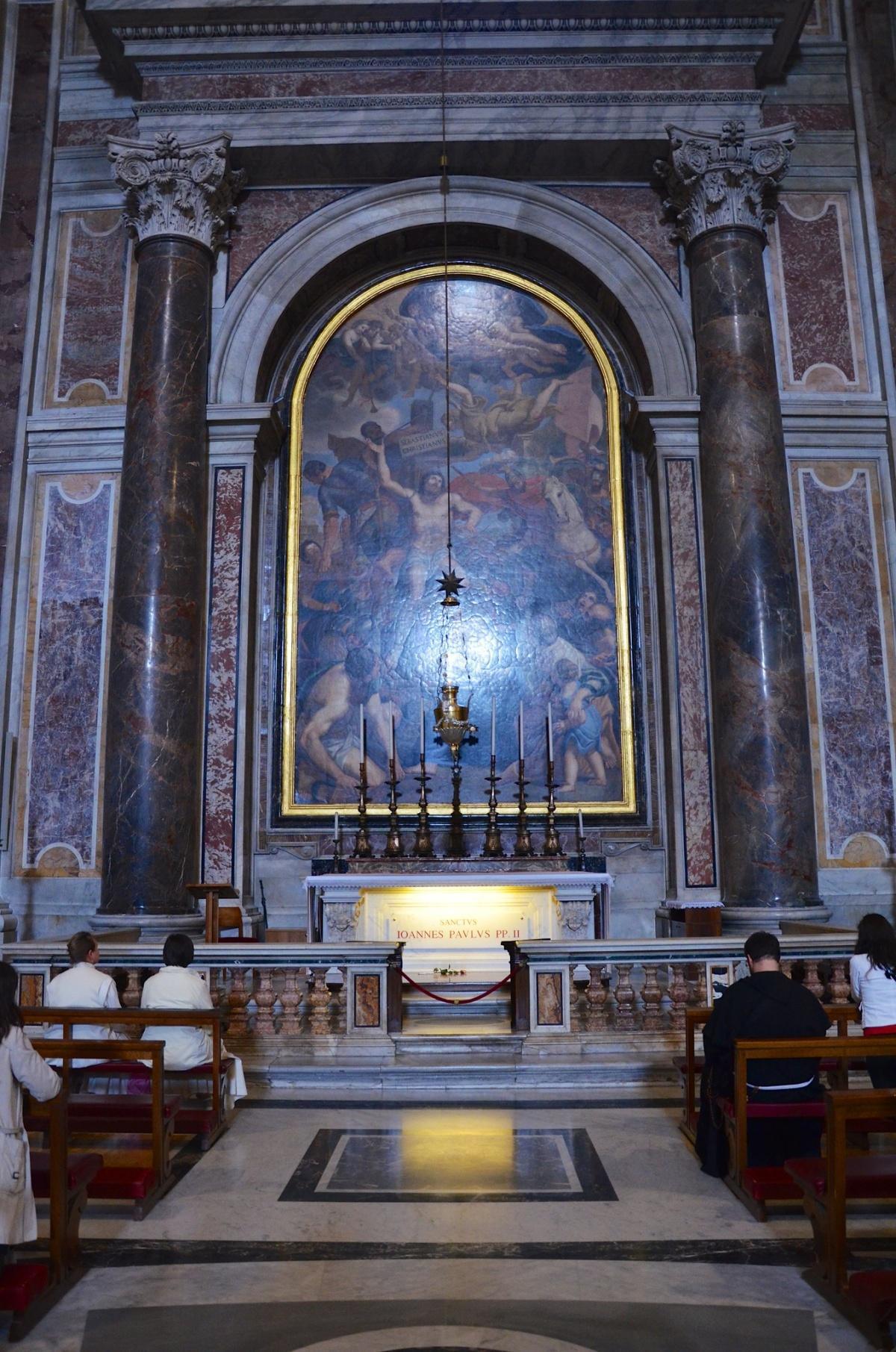 Pope St. John Paul II - Tomb in St. Peter's Basilica Pope St. John Paul II - Tomb in St. Peter's Basilica