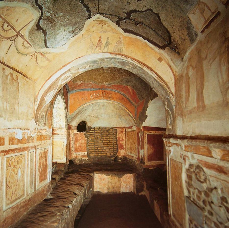Photo Gallery - Catacombs of St. Priscilla (Earliest Image of Mary)