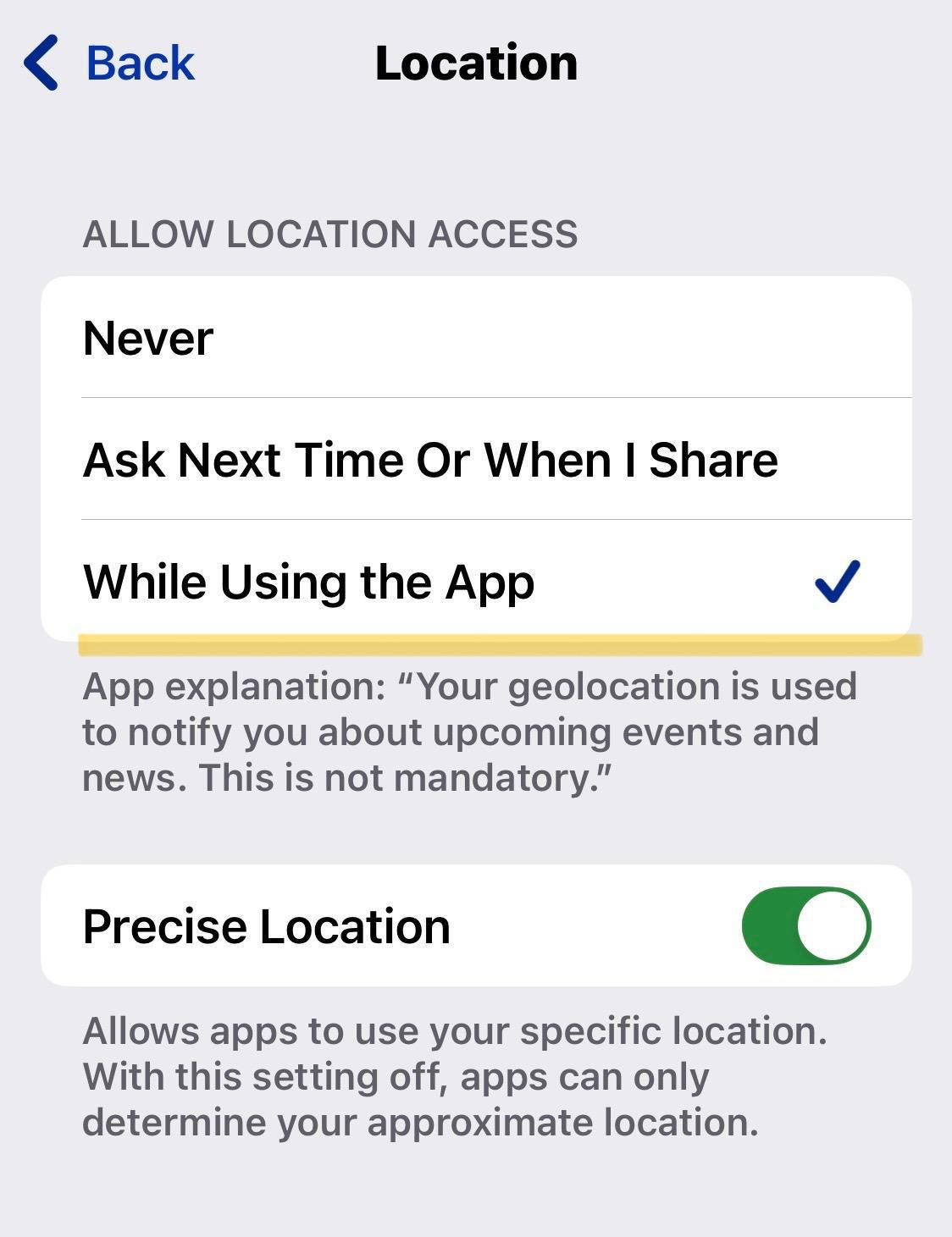 Activate Location Access & Notifications Activate Location Access & Notifications