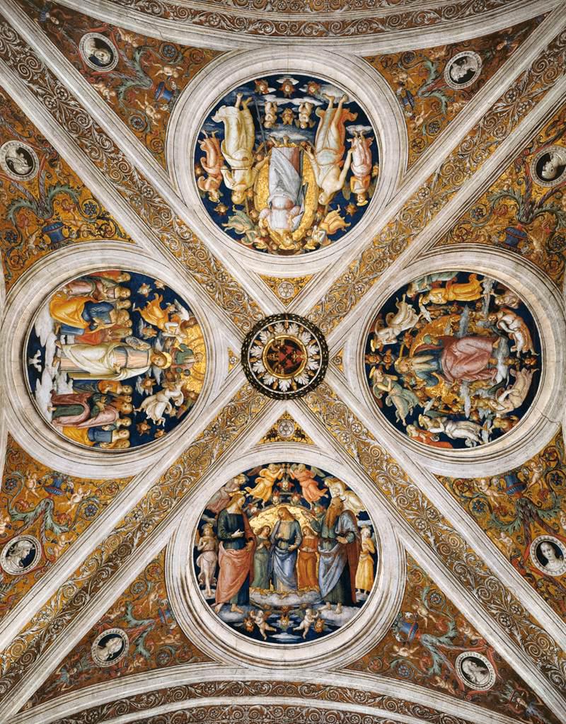 Ceiling by Perugino