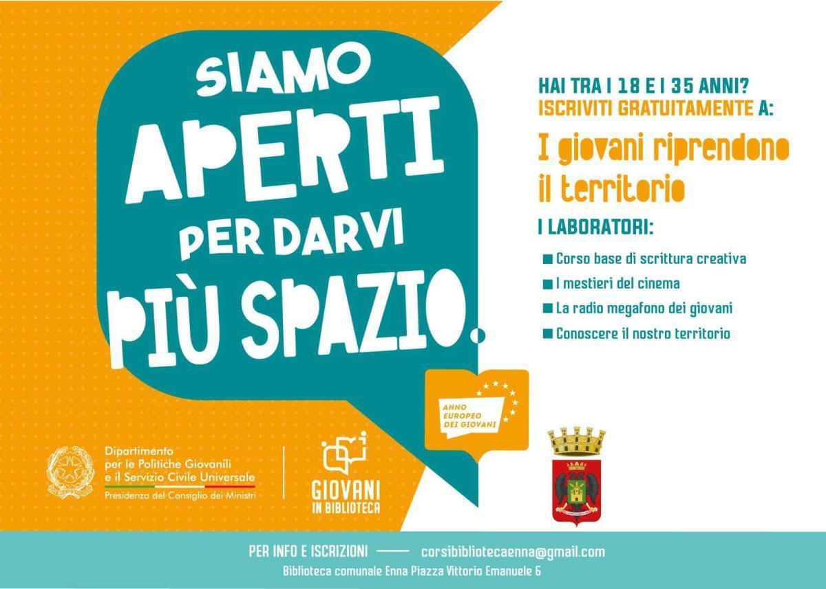 Avviso Giovani in Biblioteca. Proroga termine presentazione domande