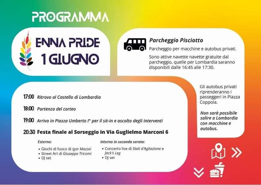 Ordinanze in occasione del corteo del "Pride" previsto per oggi, 1 giugno 2024