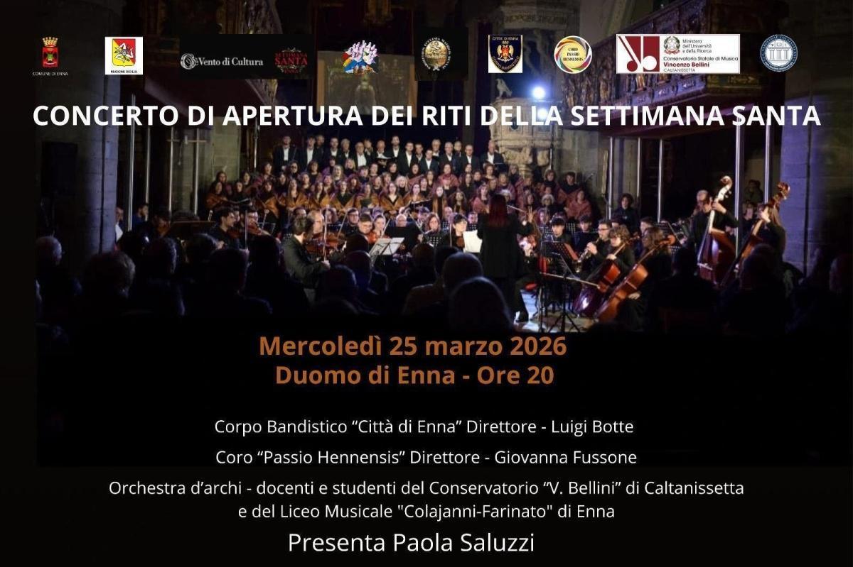 Concerto di apertura dei riti della settimana santa 