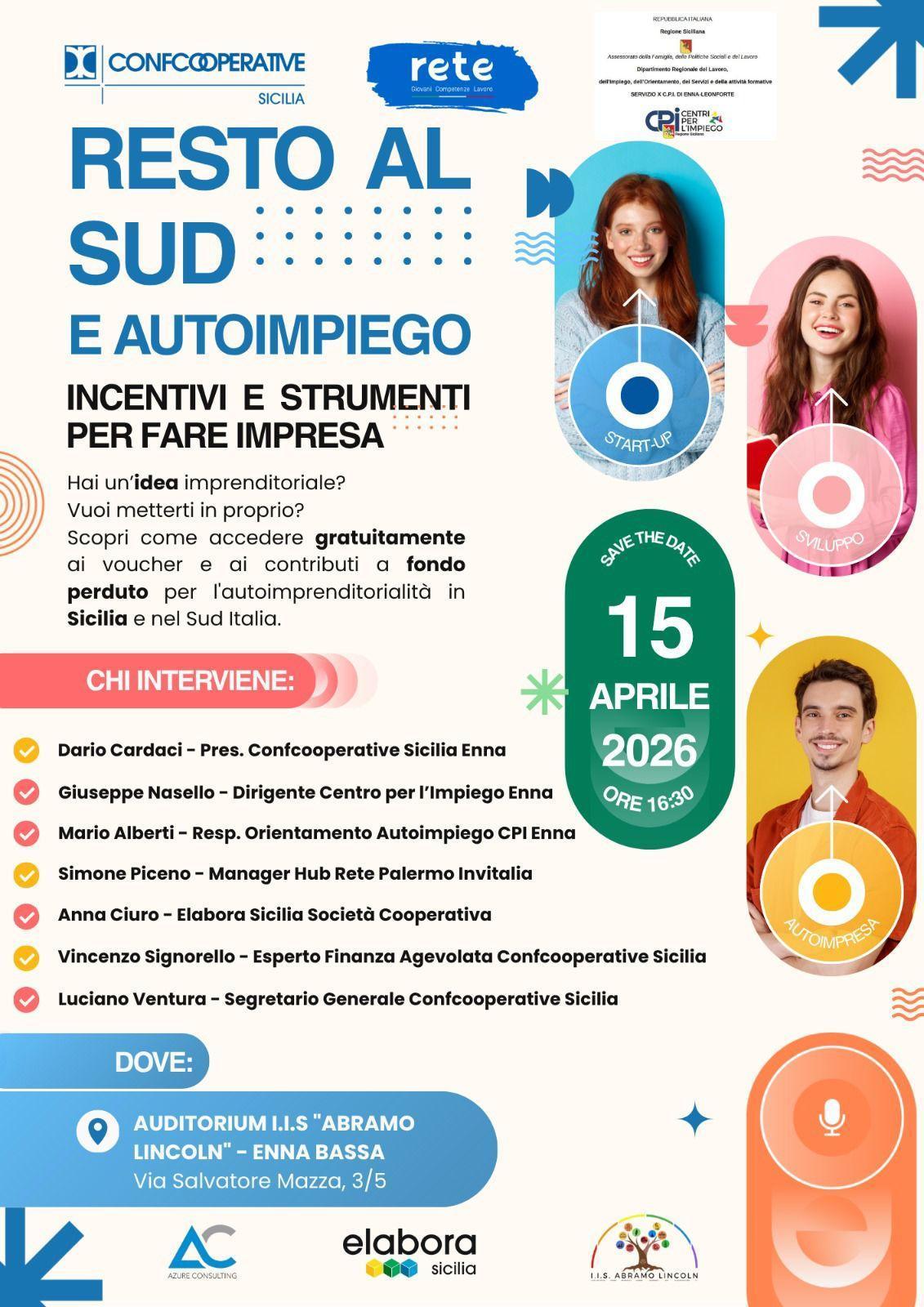 Resto al Sud: incentivi e strumenti per fare impresa