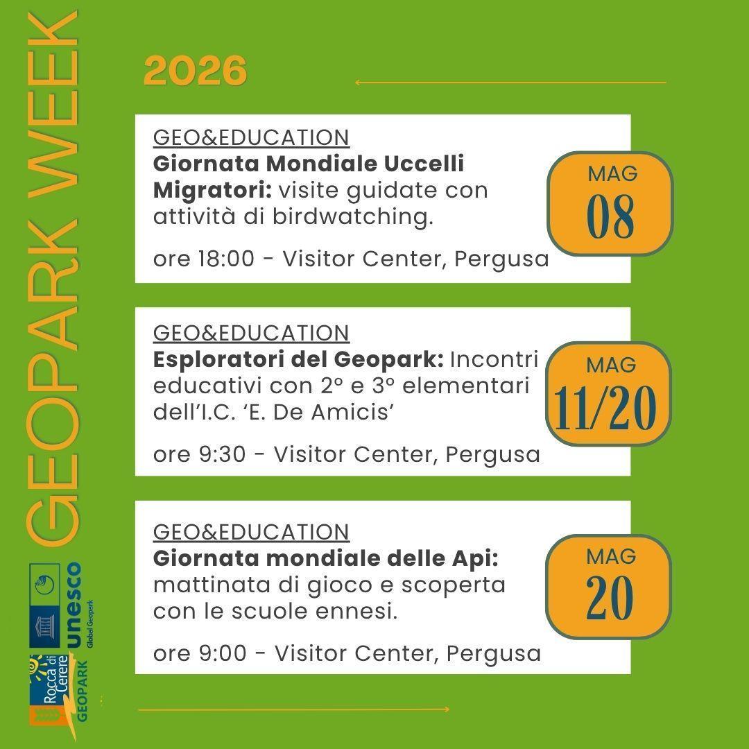 Calendario della Geopark Week