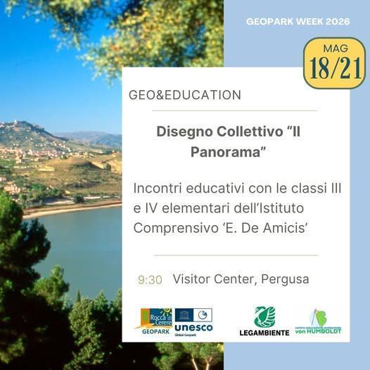 Geopark Week : disegno collettivo "il panorama" Geopark Week : disegno collettivo "il panorama"