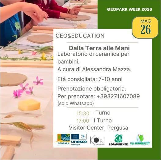 Geopark week : dalla terra alle mani 
